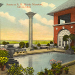 Scene at A.H. Marks Mansion, Akron, Ohio