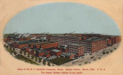 B-f-goodrich - Akron Postcards