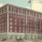 Postcard view of the New Portage Hotel, Akron, Ohio.