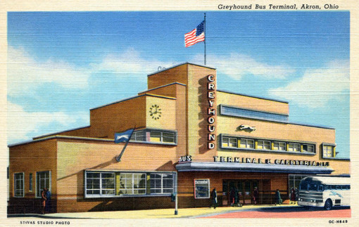 Bus Station, Akron, Ohio