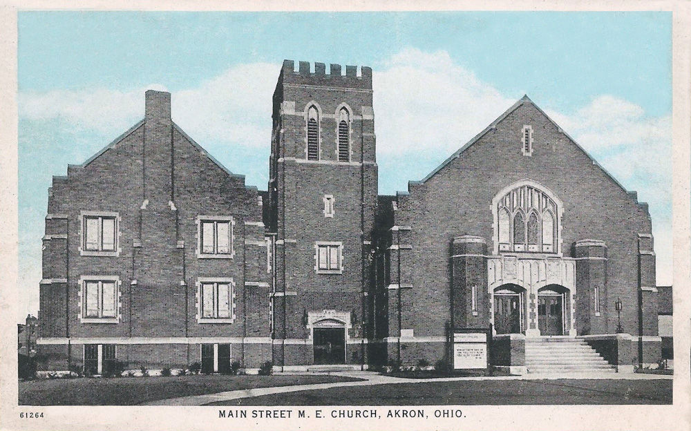 Main Street M.E. Church, Akron, Ohio.