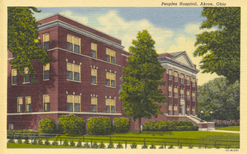 Peoples Hospital, Akron, Ohio