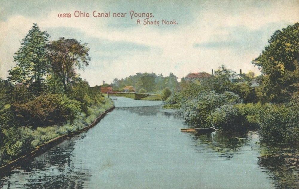 Ohio Canal near Youngs, A Shady Nook