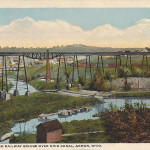 Northern Ohio Railroad Bridge Over Ohio Canal, Akron, Ohio