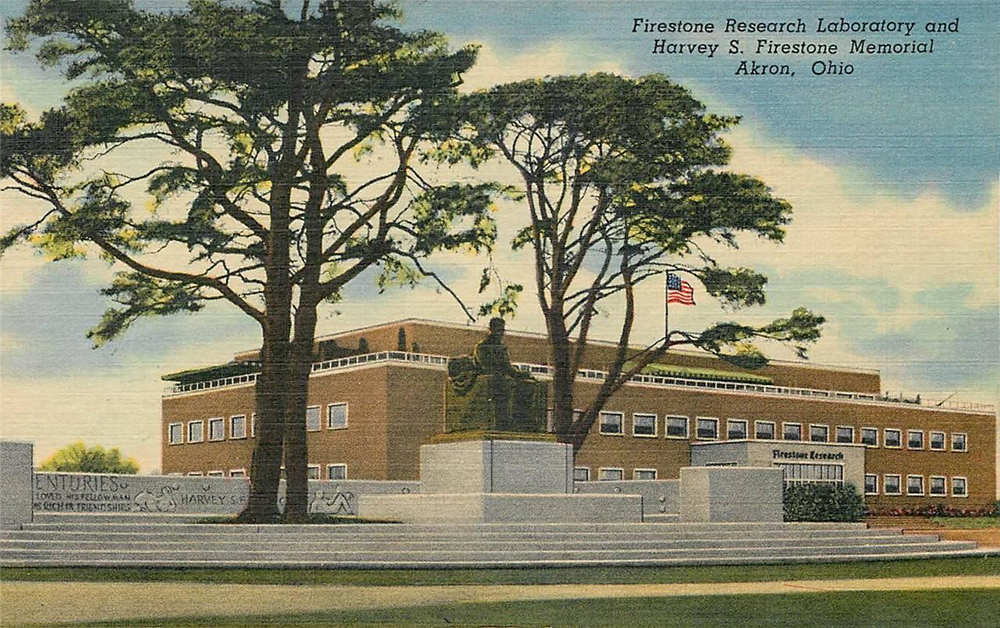 Firestone Research Laboratory and Harvey S. Firestone Memorial Akron, Ohio