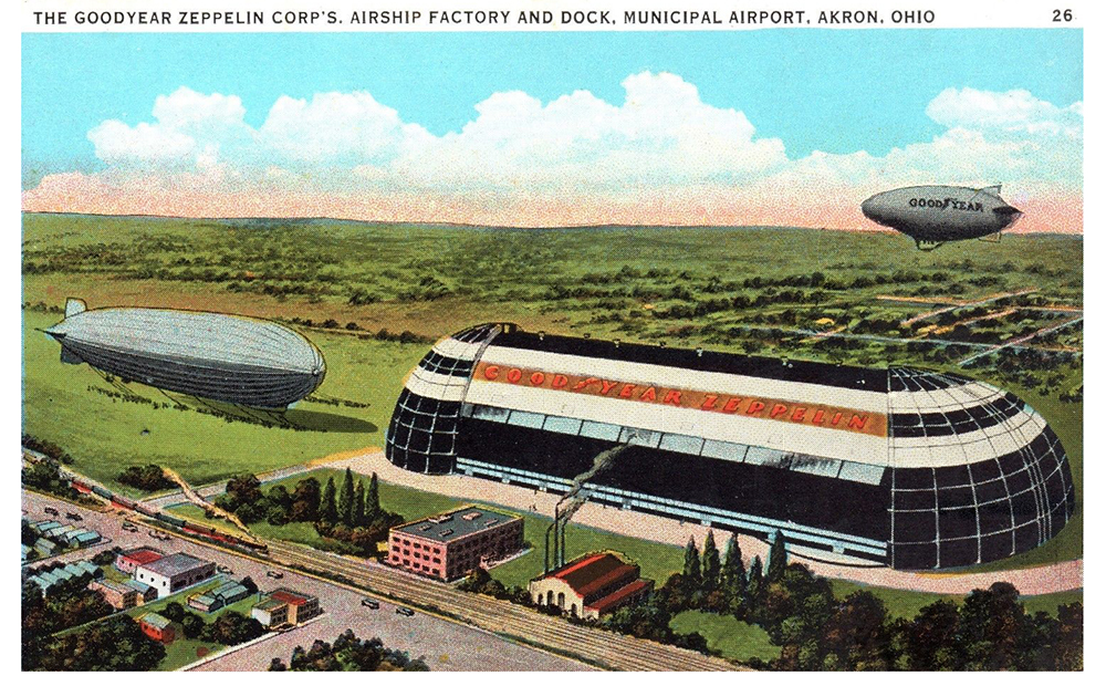 Goodyear Zeppelin Corp's Airship Factory and Dock