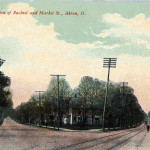 Intersection of Buchtel and Market St., Akron, O.