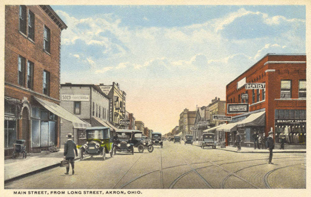 Main Street, From Long Street, Akron, Ohio