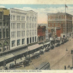 West Side of Main Street Looking North, Akron, Ohio.