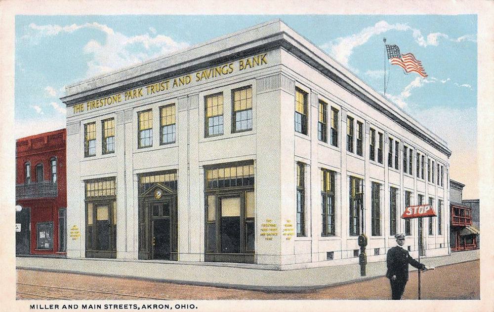 Miller & Main Streets - Firestone Park Trust & Savings Bank