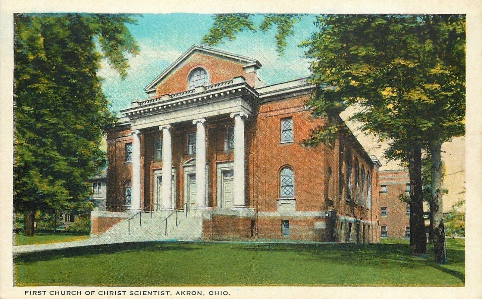 First Church of Christ Scientist - Akron Postcards