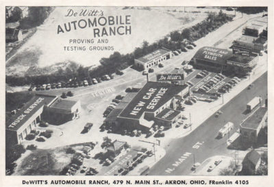 DeWitt's Automobile Ranch, Akron, Ohio
