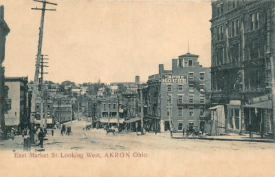 East Market Street Looking West, Akron, Ohio