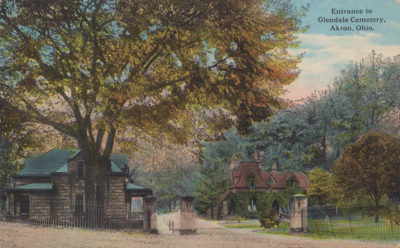 Entrance to Glendale Cemetery, Akron, Ohio