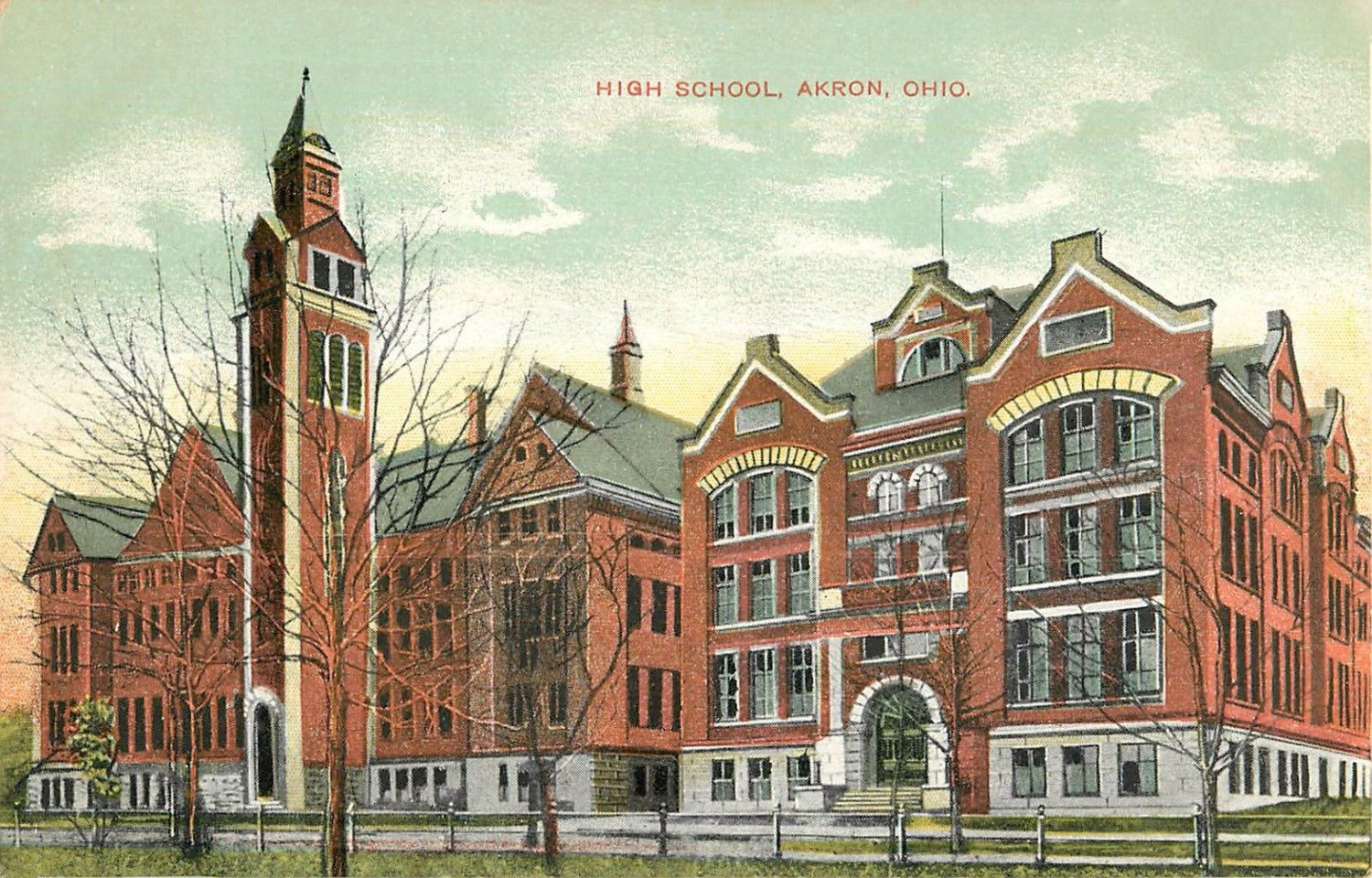 High School, Akron, Ohio. 