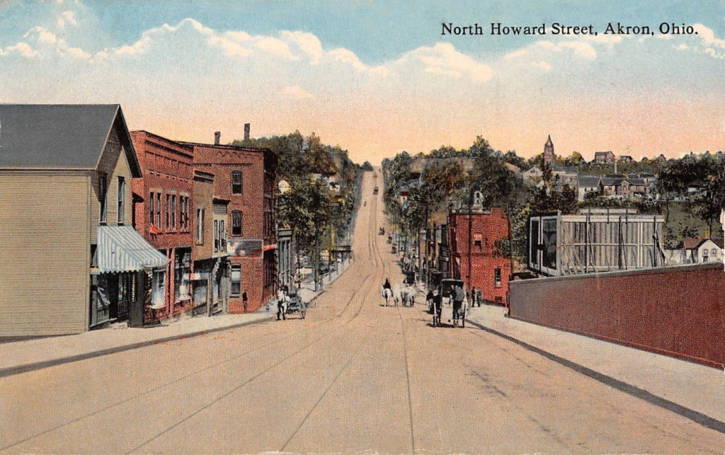 North Howard Street Akron Postcards