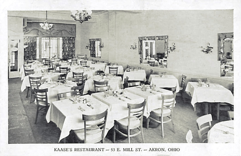 Kaase's Restaurant, Mill Street, Akron, Ohio
