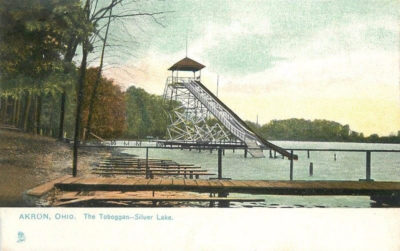 Silver Lake Toboggan ride, Near Akron, Ohio