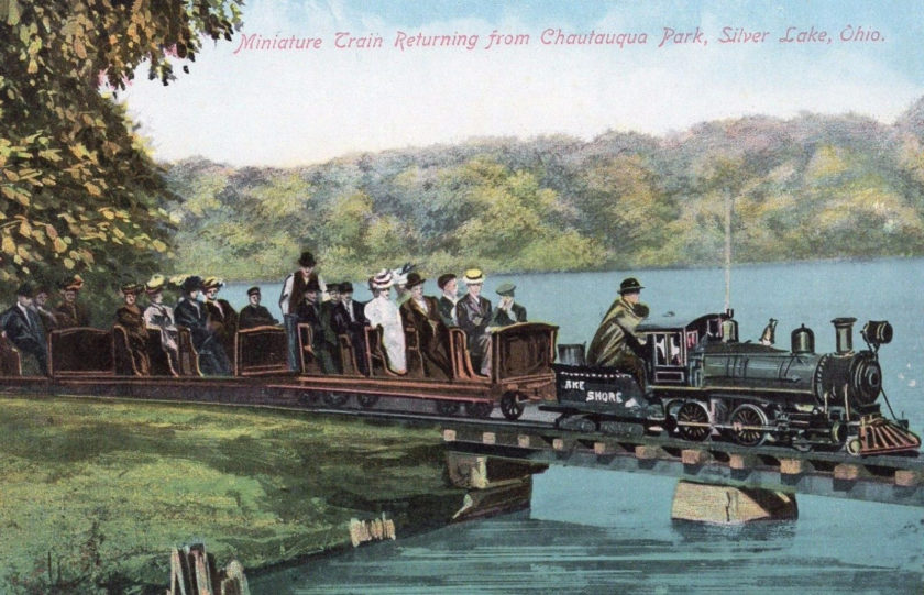 Train from Chautauqua Park to Silver Lake Park, Akron/Cuyahoga Falls, Ohio