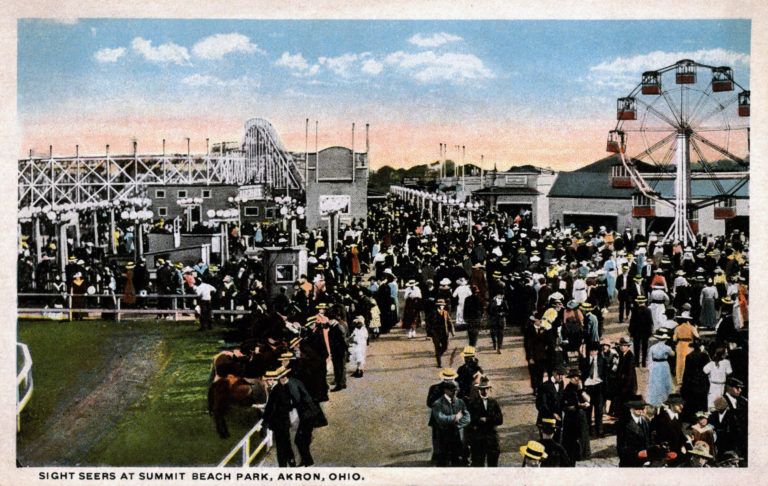 Summit Beach Park - Akron Postcards