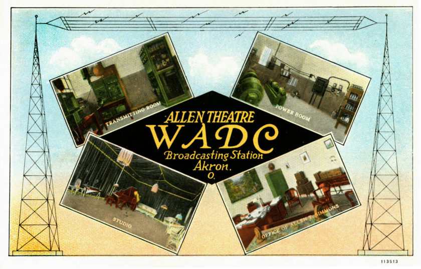 Allen Theatre WADC Broadcasting Station, Akron, Ohio