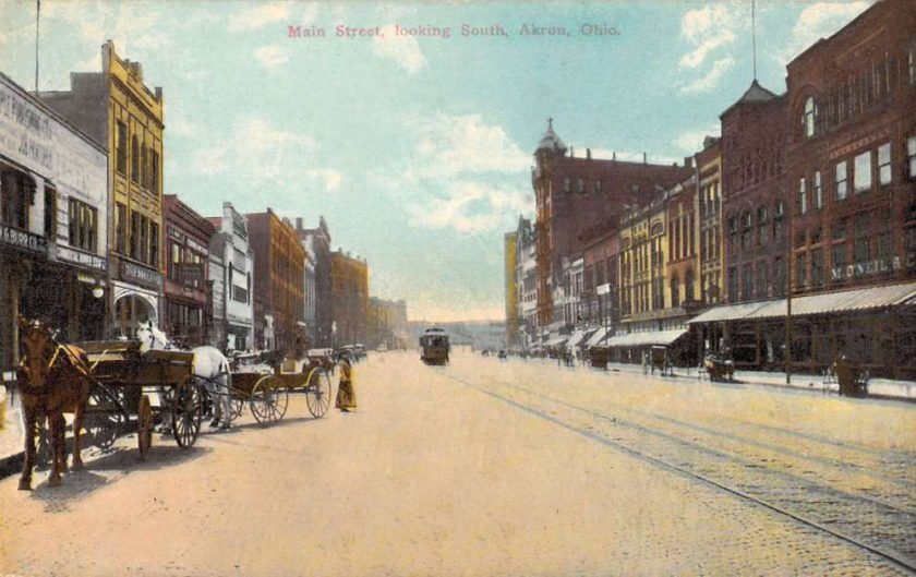 Main Street looking South, Akron, Ohio