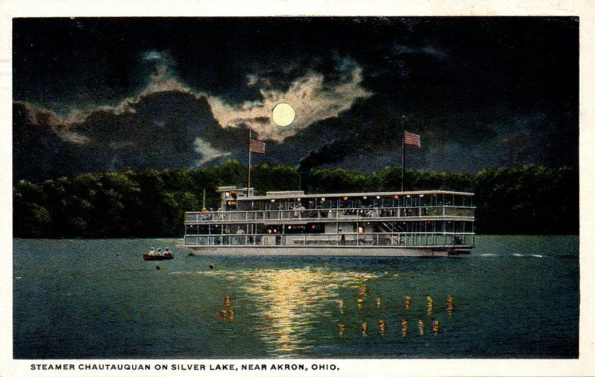 Steamer Chautauquan, on Silver Lake, near Akron, Ohio