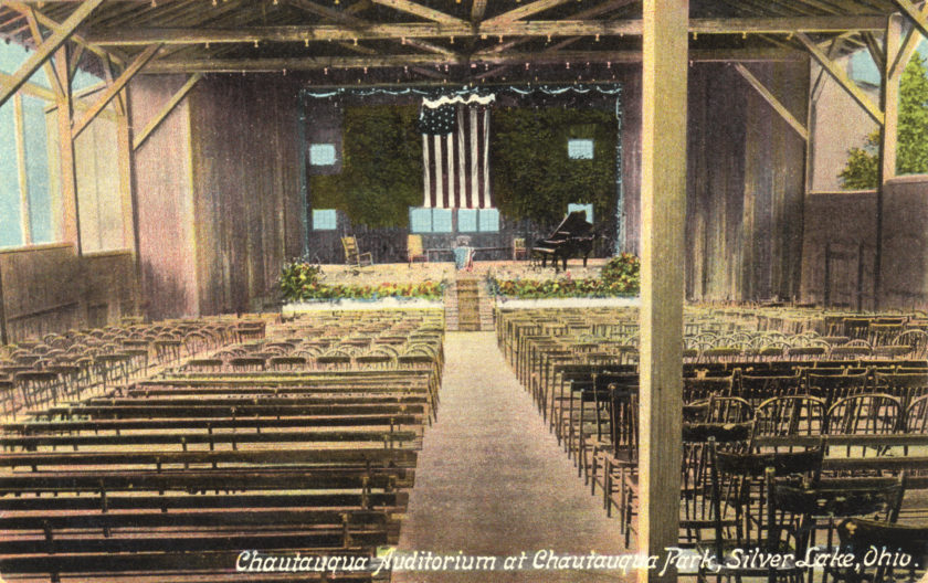 Chautauqua Auditorium, Silver Lake Park, near Akron, Ohio