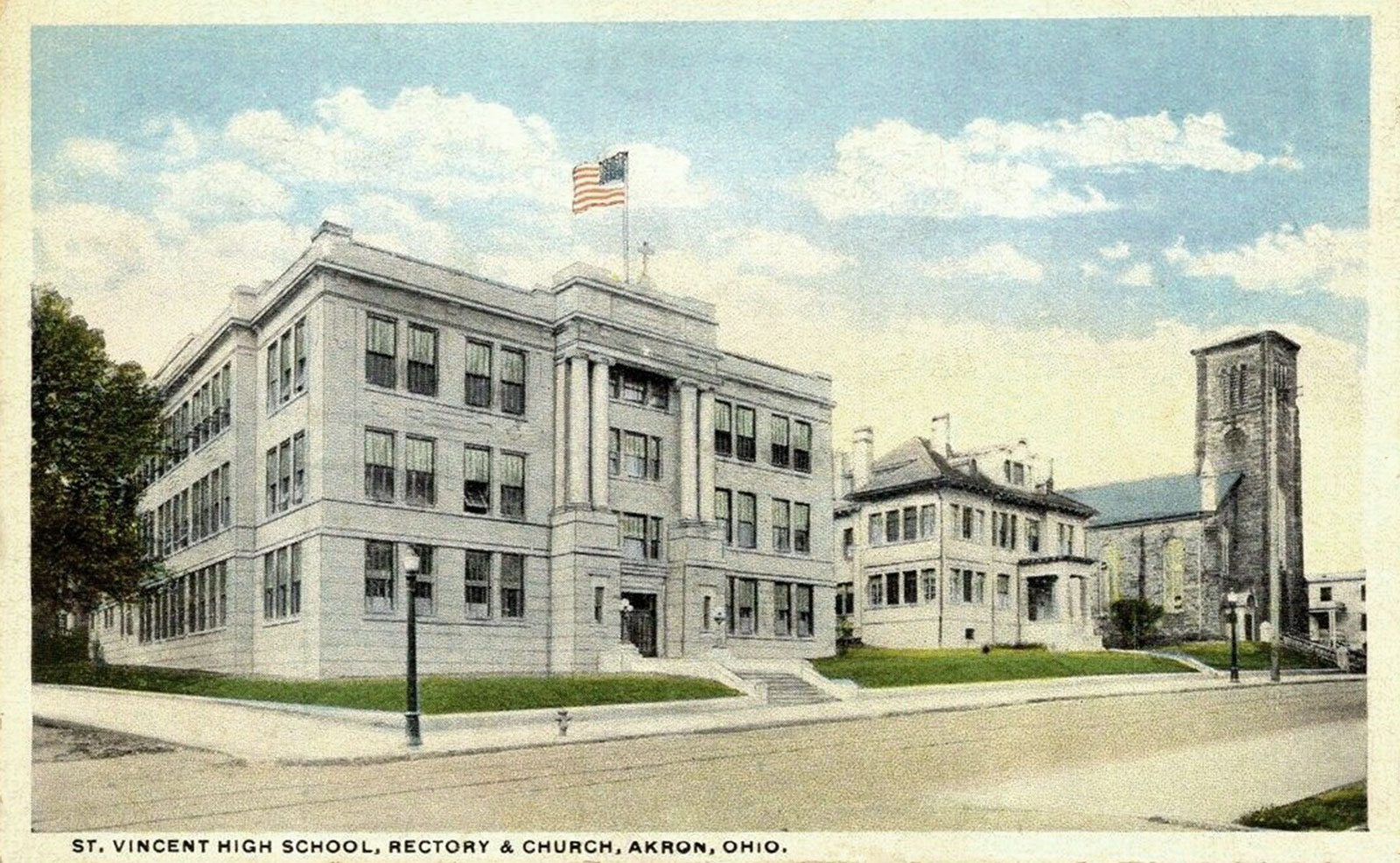 St. Vincent High School Akron Postcards