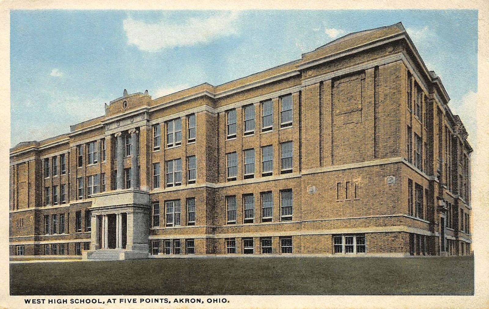 west high Archives Akron Postcards